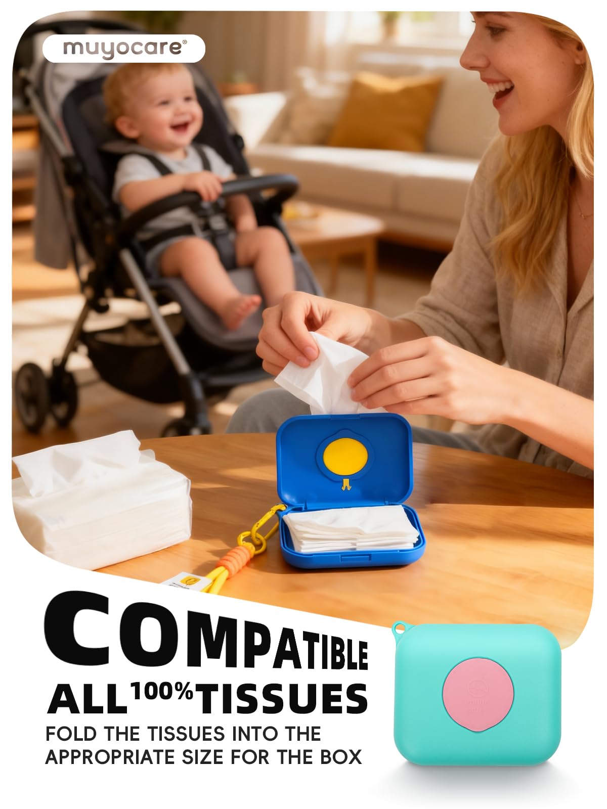 Eraecho refillable dispenser, sustainable option for wipes and tissues