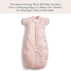 ergo-pouch sleep suit bag zipper detail enabling smooth transitions between car seat and crib