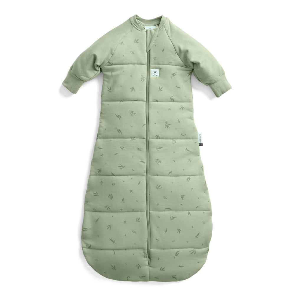 ergoPouch jersey sleeping bag arms-out design for secure overnight comfort.