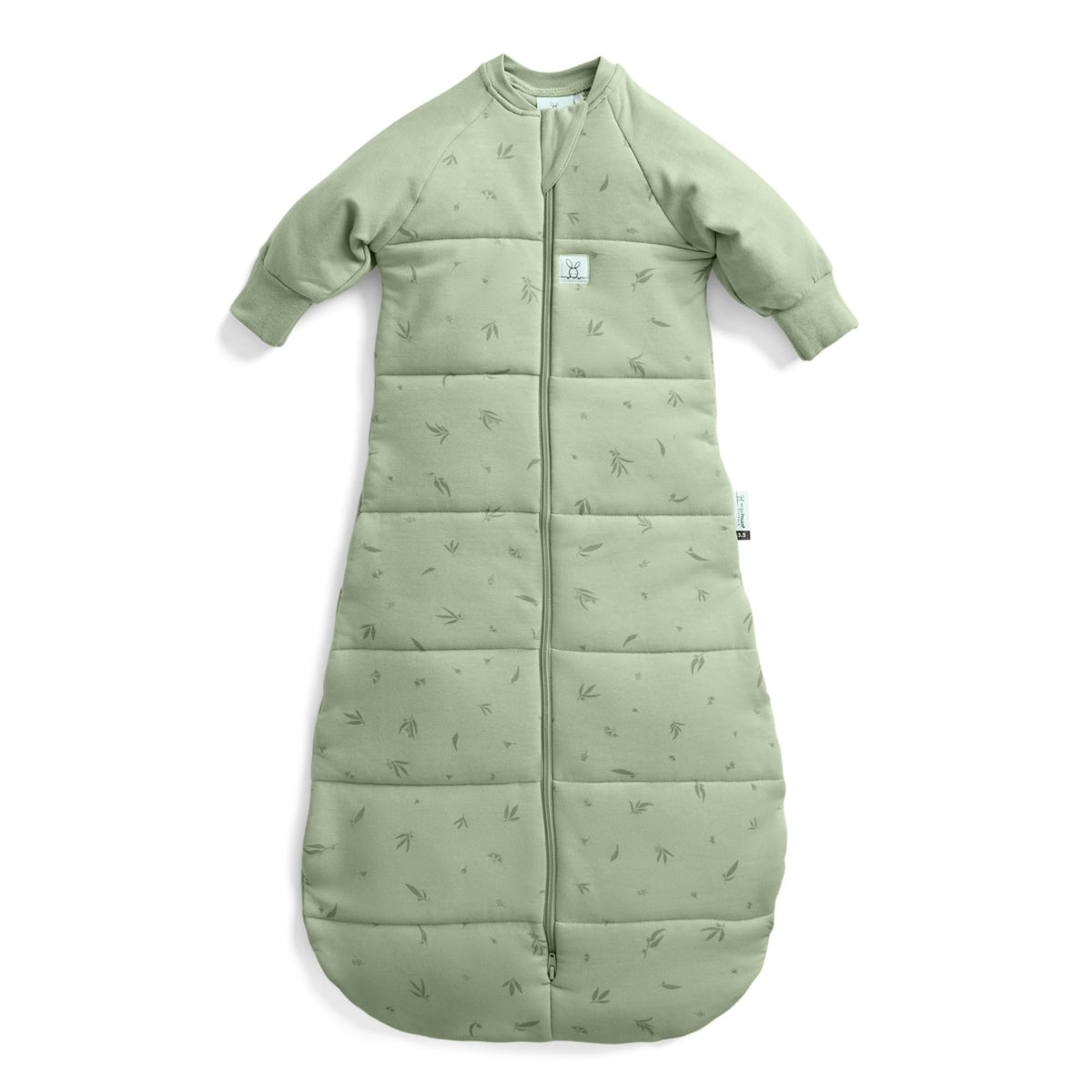 ergoPouch jersey sleeping bag arms-out design for secure overnight comfort.
