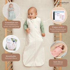 ergoPouch 2.5 Tog Jersey Sleeping Bag — Arms-Out Sleep Sack for 8-24 Months | Willow