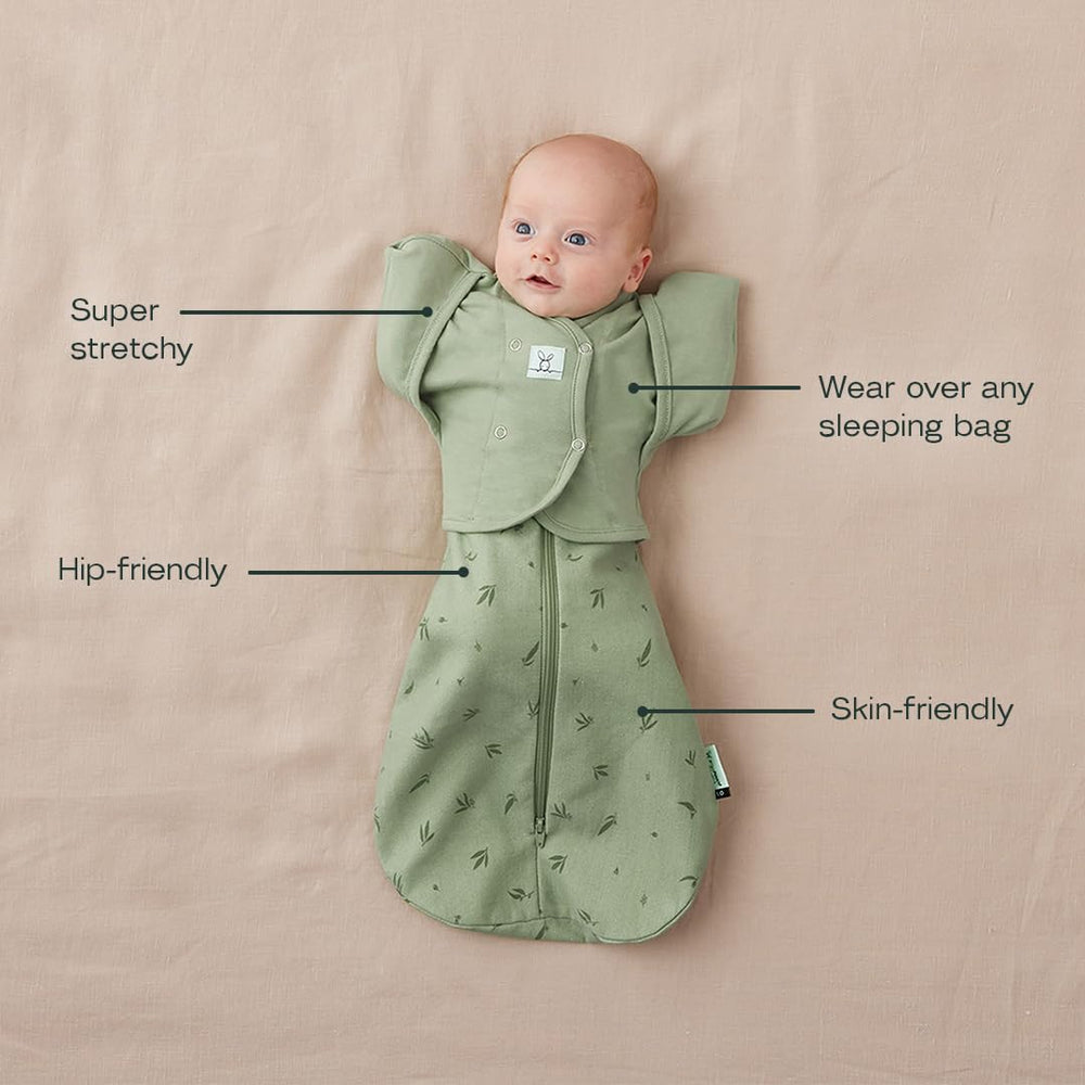 ergoPouch Butterfly Cardi 0.2 TOG helps maintain a comfortable temperature.