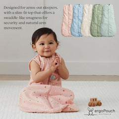 ergopouch jersey sleeping bag 0-2 tog for warm nights.