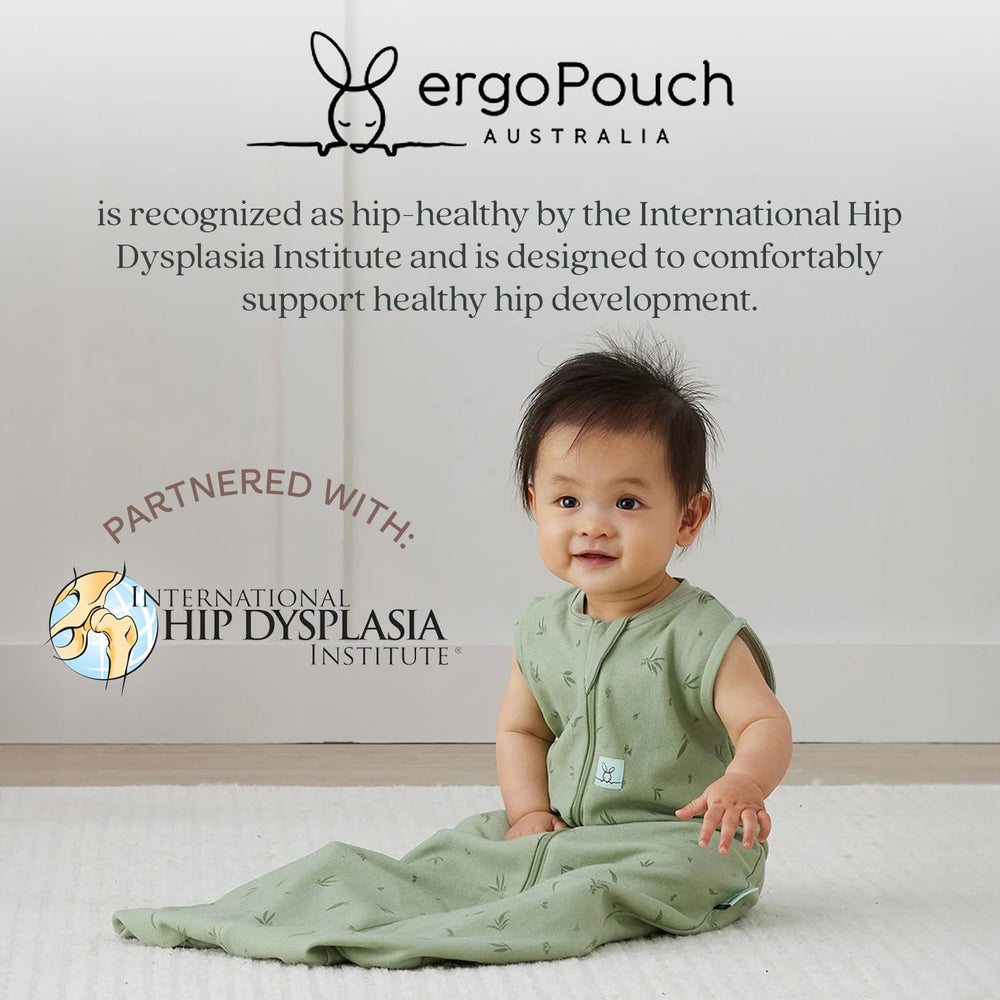 ErgoPouch organic cotton fabric is soft on sensitive skin
