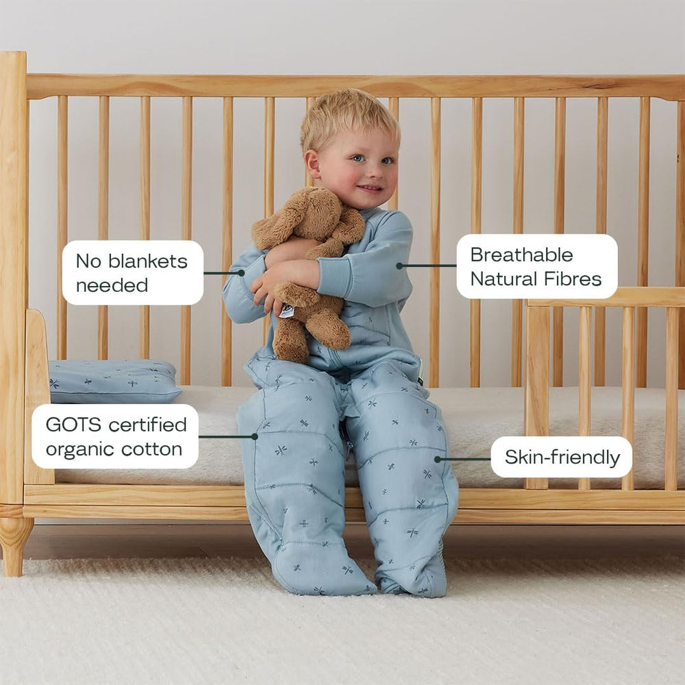 ergoPouch organic cotton fabric is GOTS-certified and gentle on skin
