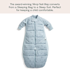 ergoPouch 2.5 TOG bag compatible with 5-point harness during stroller naps.
