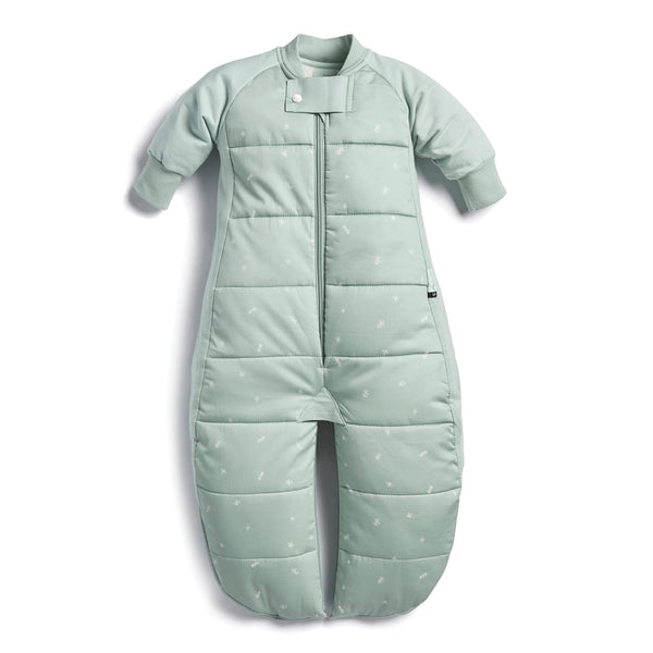 ergoPouch Sleep Suit Bag with zip design showing safe transitions from car seat to crib