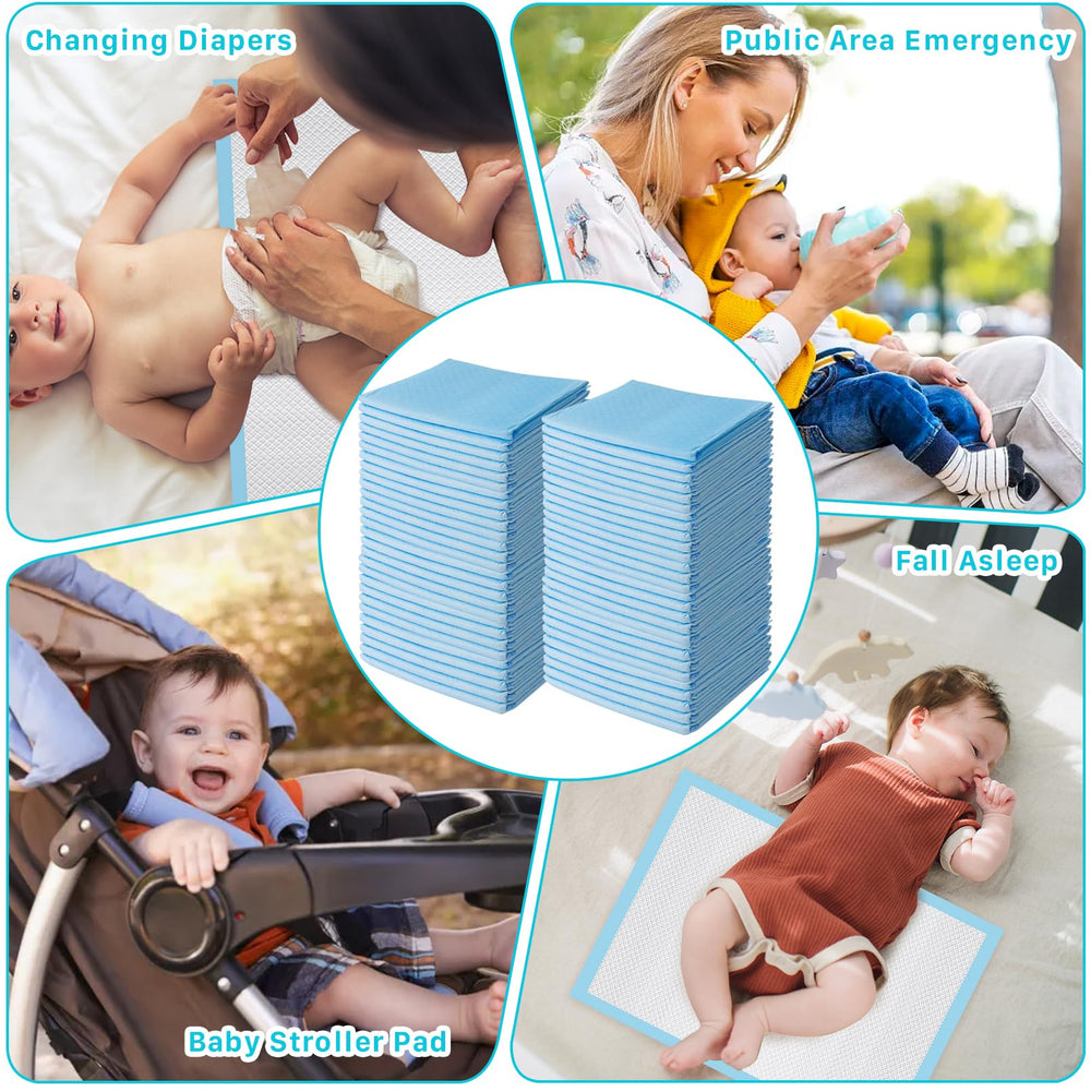 Erinnmy disposable changing pads are lightweight and easy to discard after use.