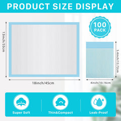 Erinnmy disposable changing pad top layer offers skin-friendly softness for sensitive babies.