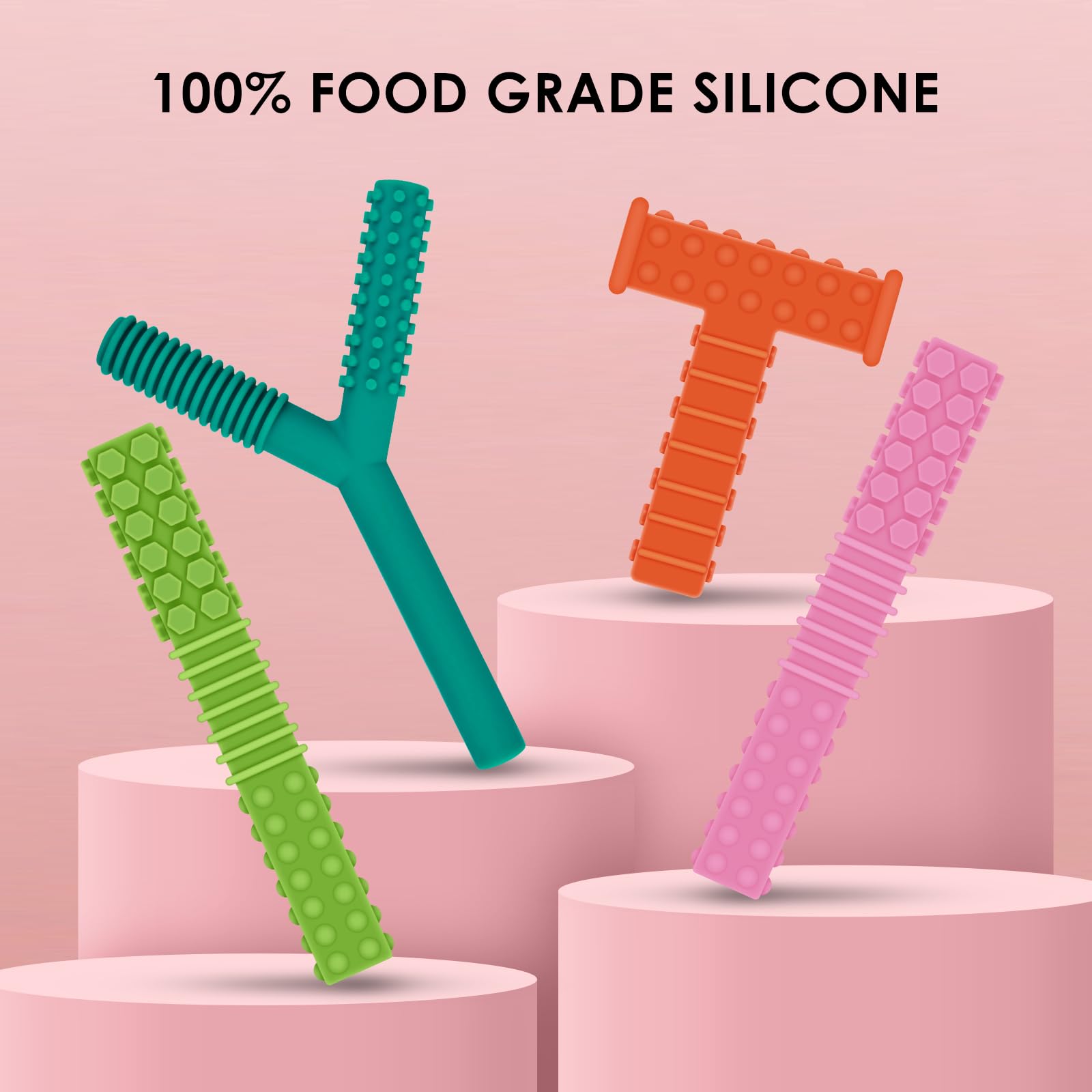 ERKOON Y-shaped sensory chew toy for chewing needs and exploration.