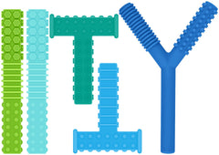 ERKOON T-shaped sensory chew toy supports oral motor play and calm focus.