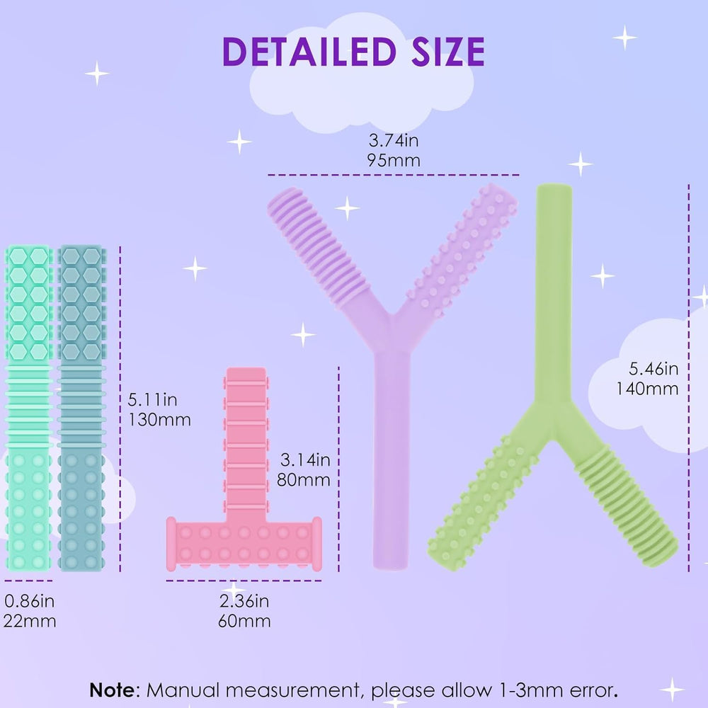 ERKOON Y-shaped chew toys, second design, safe chewing and concentration.