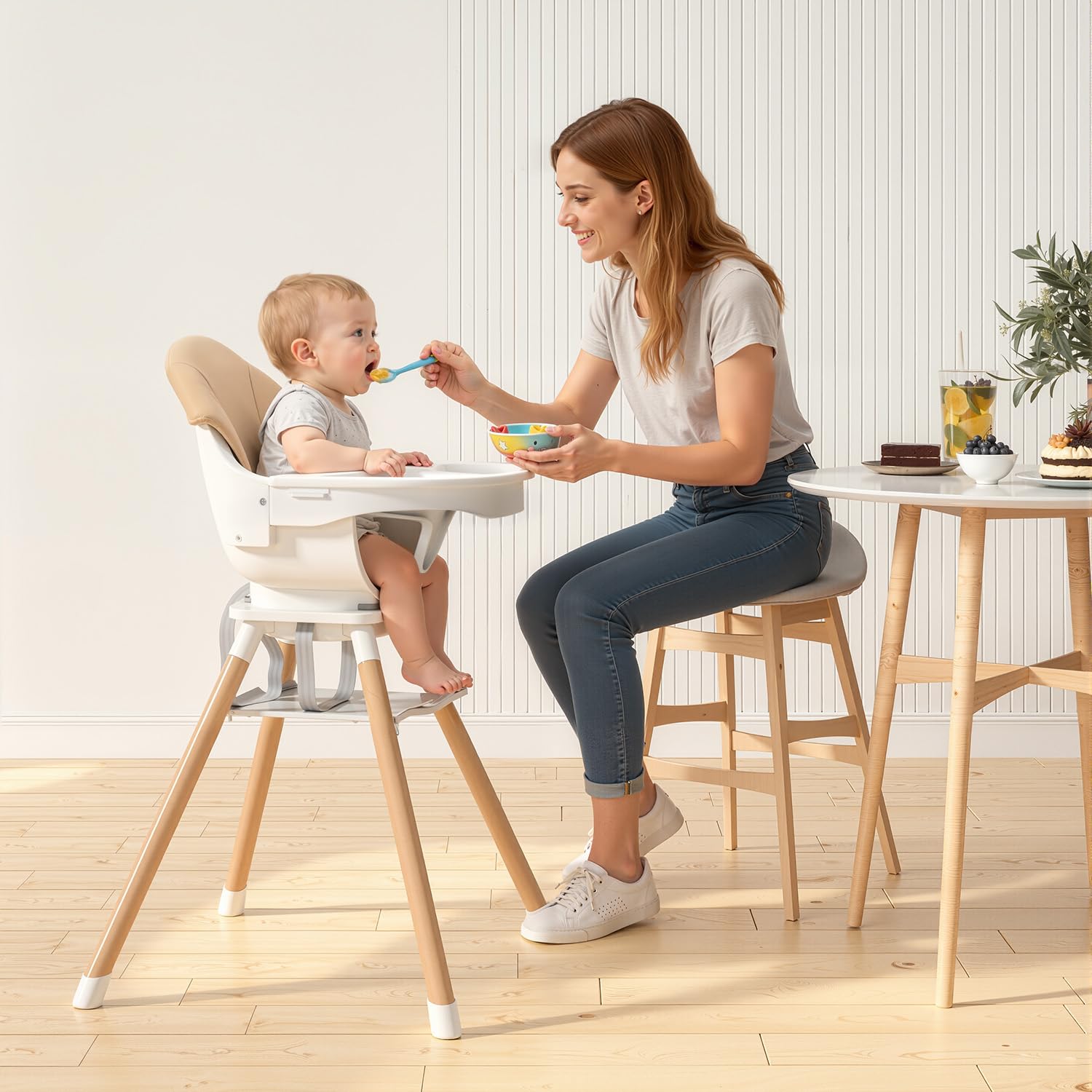 EROMMY tool-free assembly allows quick setup for busy families.