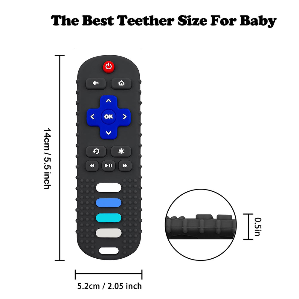 Dishwasher-safe ERSIHUA teether for quick cleaning after use.