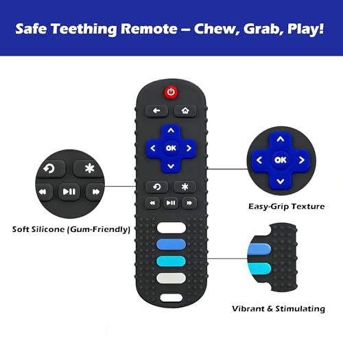 ERSIHUA teether back depressions fit the mouth for comfortable chewing