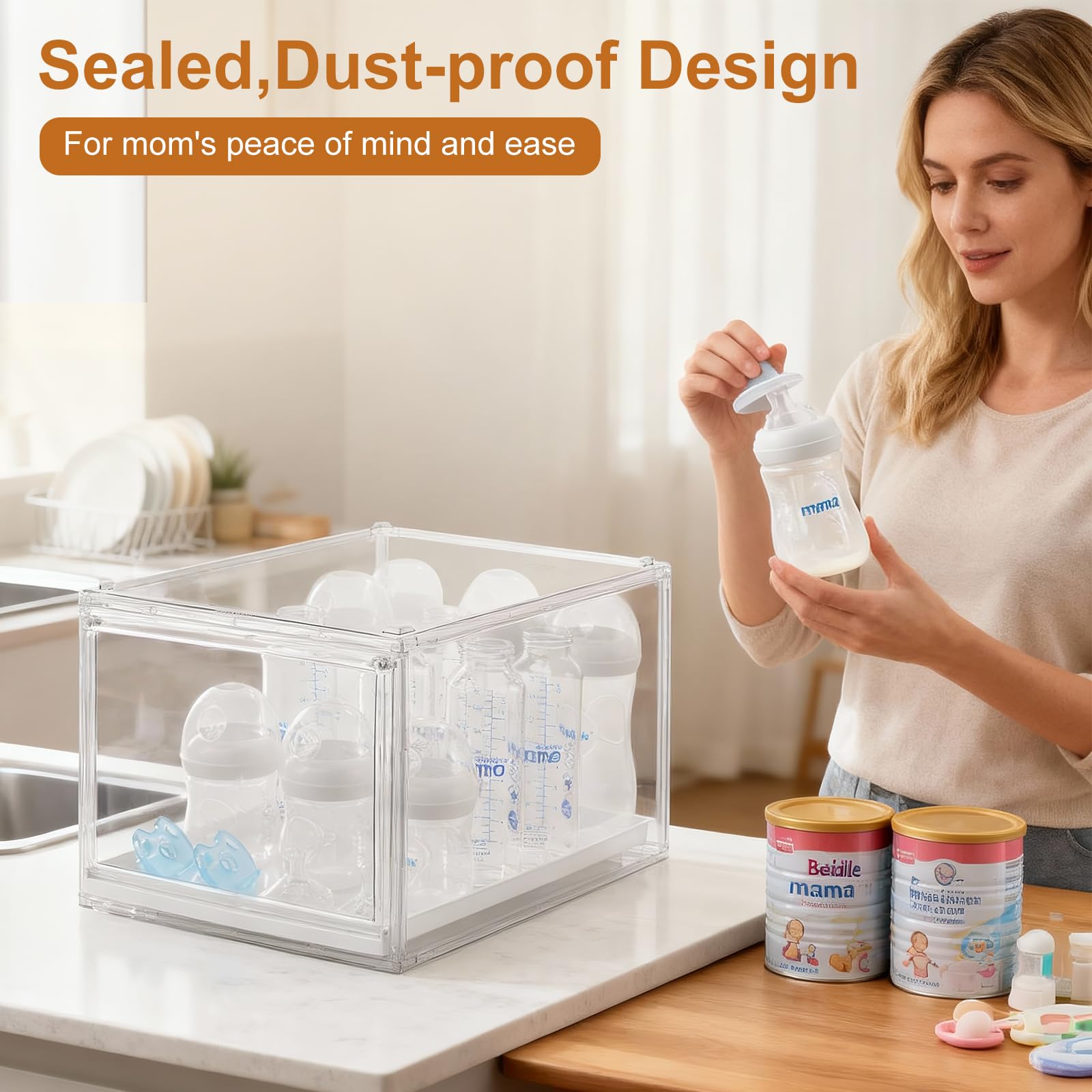 ERTIUANIO countertop storage for bottles and accessories