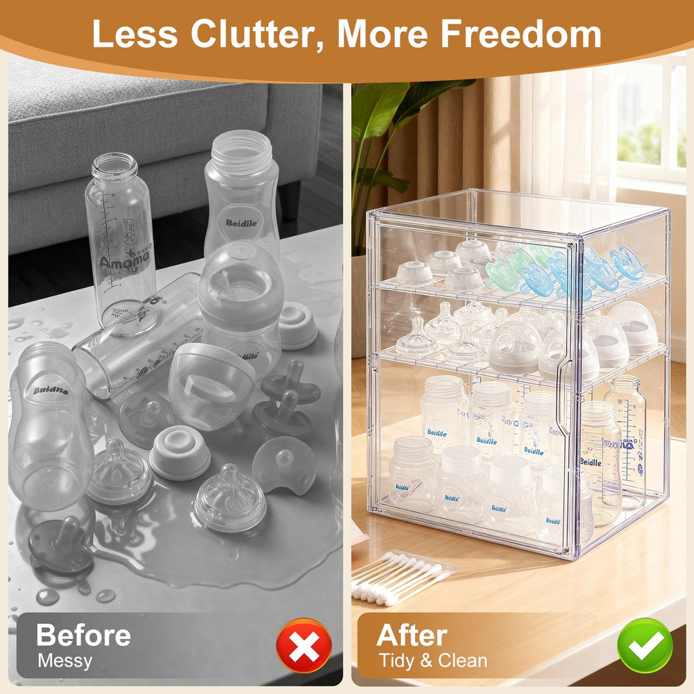 ERTIUANIO middle tier stores pacifiers and collars within reach
