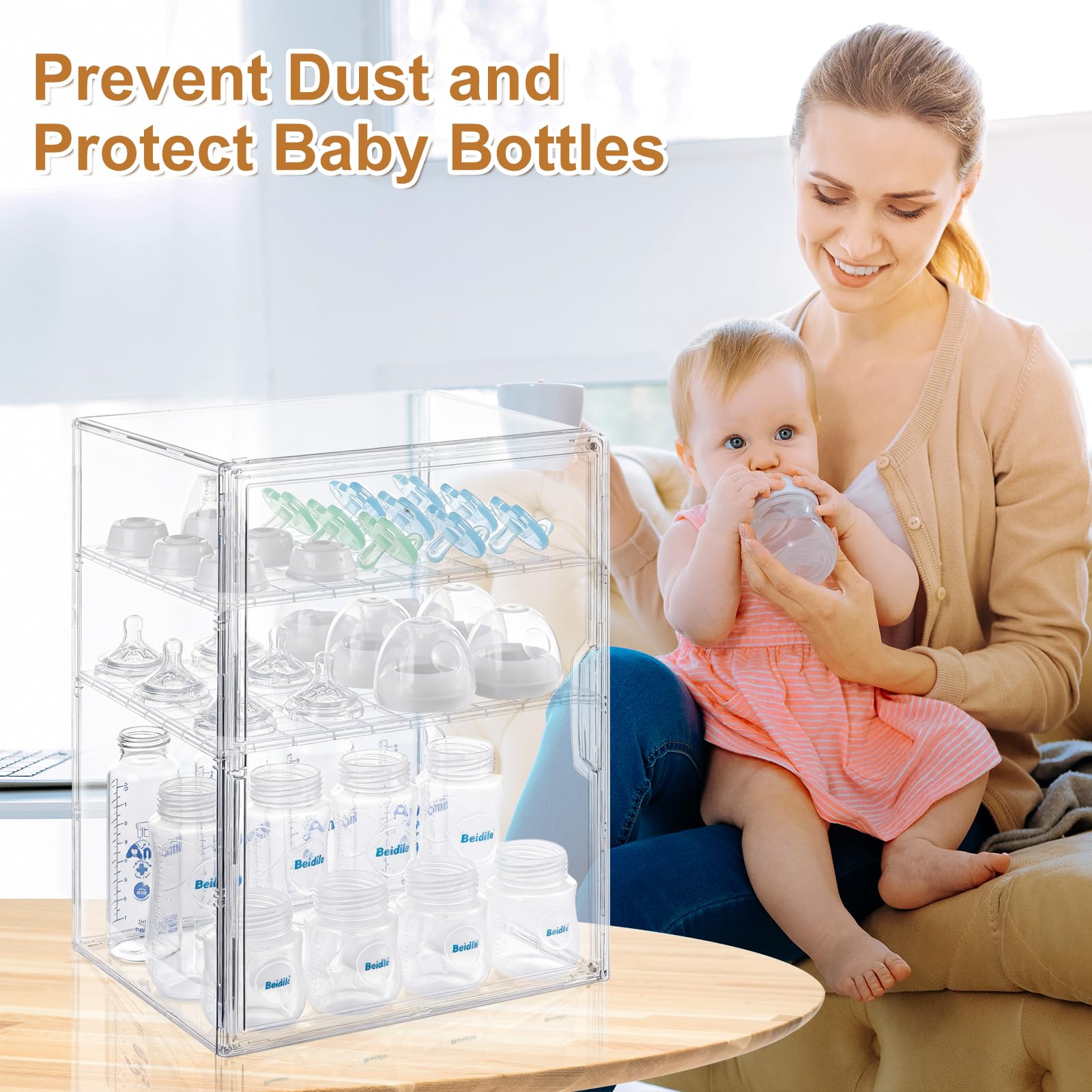 ERTIUANIO enclosed design protects gear from dust and spills