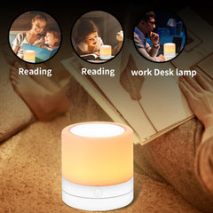 ERUN desk lamp with 3 lighting modes for versatile ambiance.