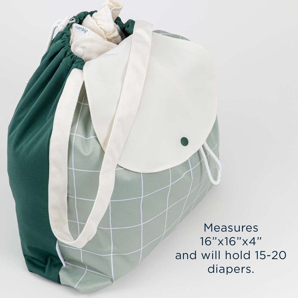 Recycled bottle fabric supports sustainable daily use with durable protection.