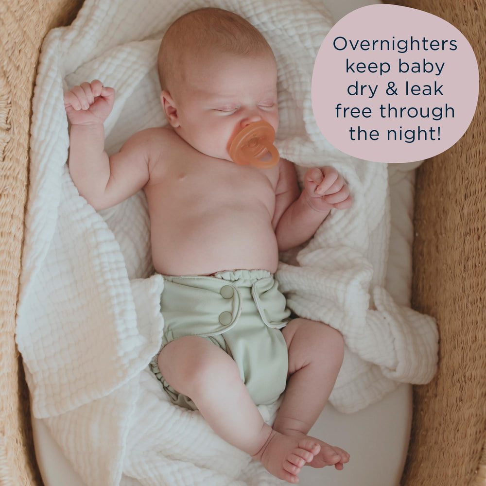Esembly Overnighters for heavy wetter adds extra protection during long sleep stretches.