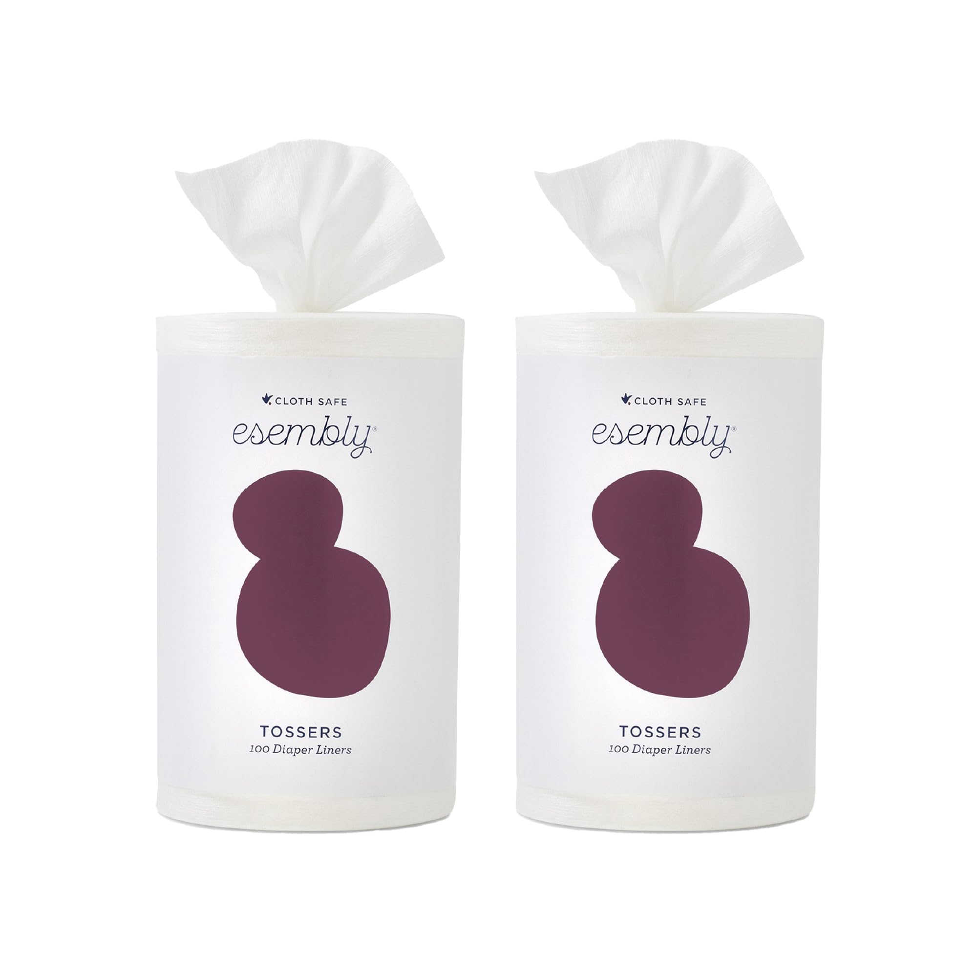Esembly Tossers waste-removal liners provide quick, mess-free cleanup during diaper changes.