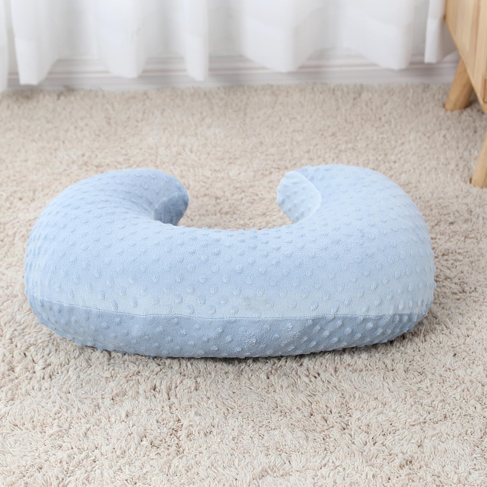 ESEN nursing pillow cover is machine washable for quick cleanup