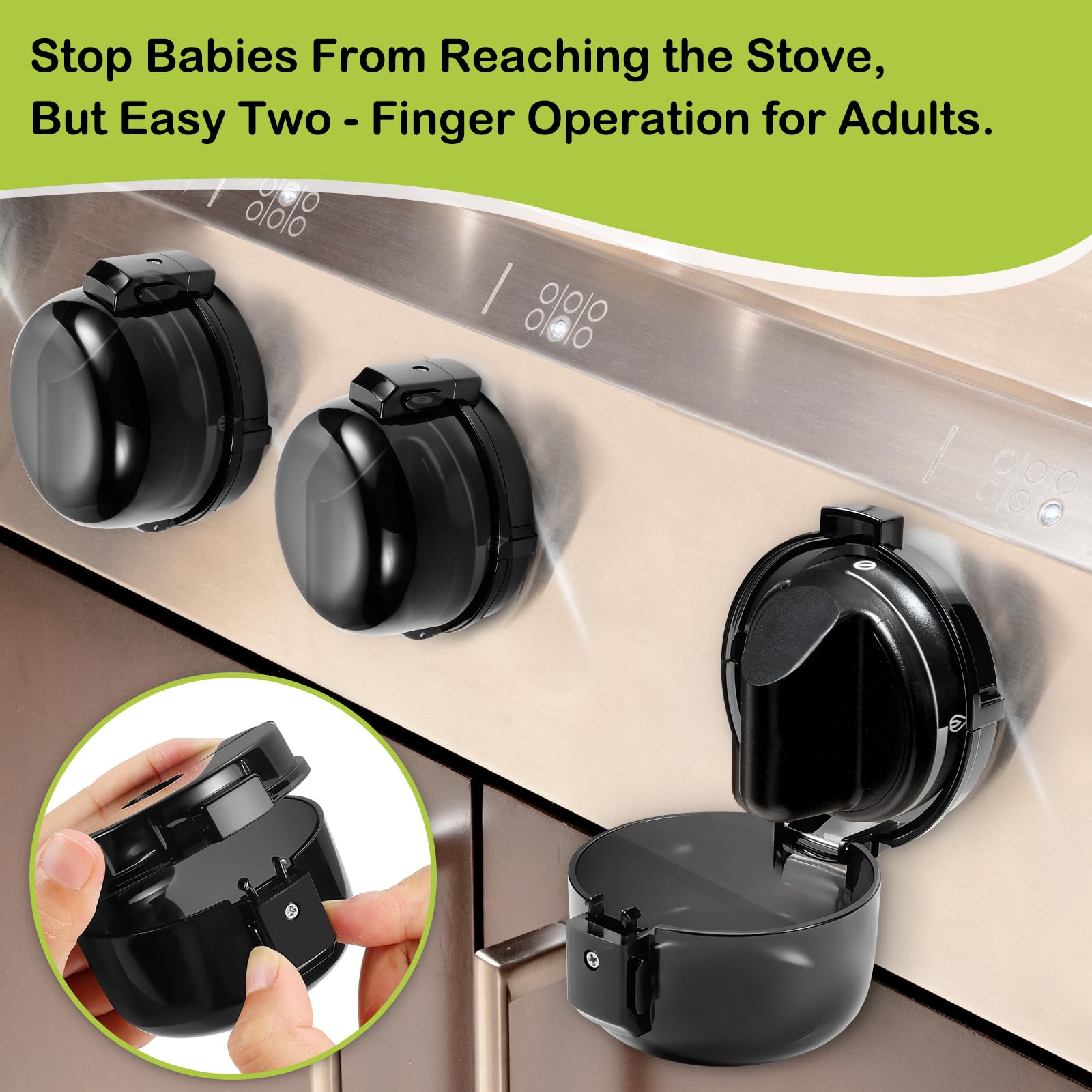 ESENHARBER child safety kit includes five covers for secure locking.