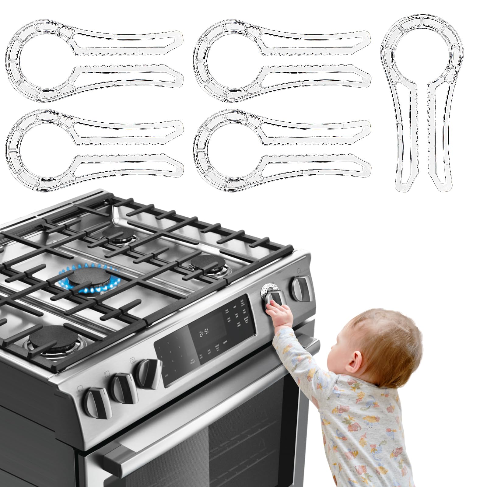 ESENHARBER kitchen safety accessory adds peace of mind during family cooking.