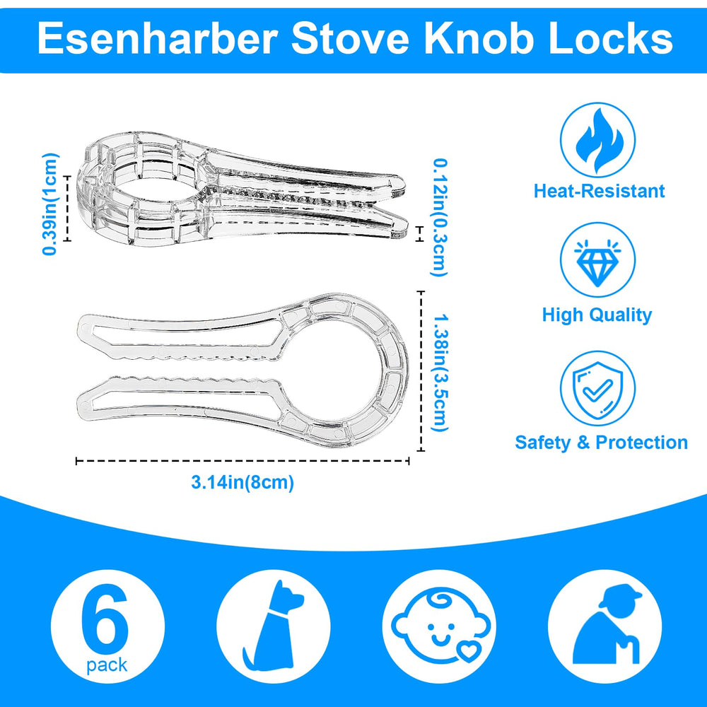 ESENHARBER pack includes five locks plus one extra for backup convenience.