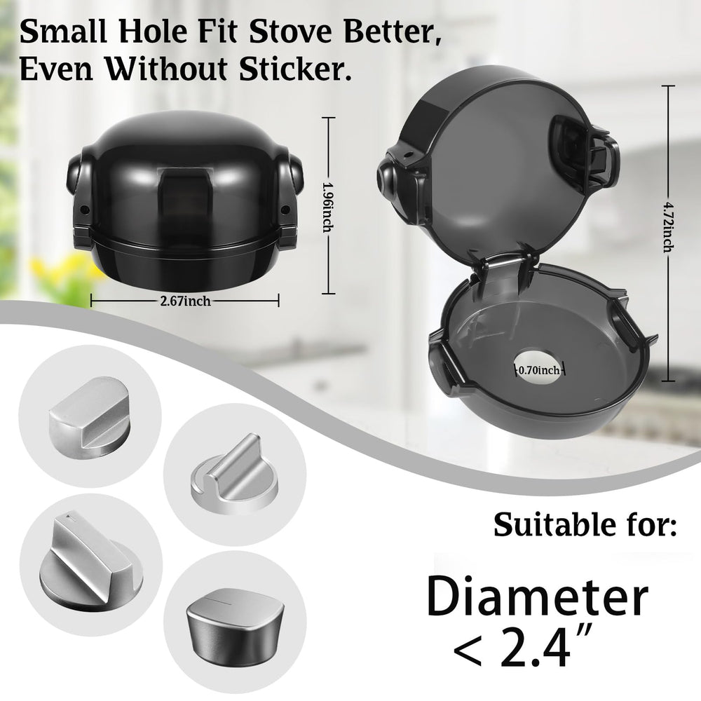 ESENHARBER knob covers install easily with adhesive for tool-free setup.