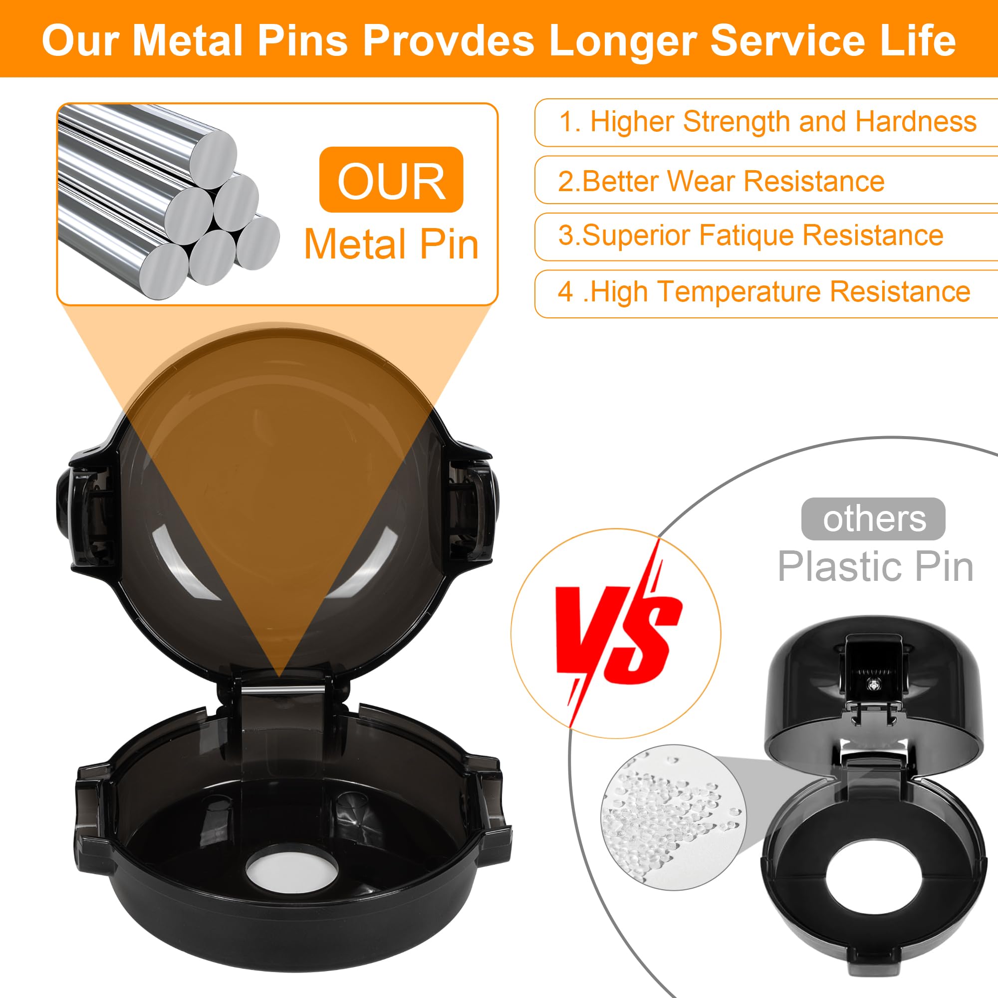 Designed for knobs with diameter under 2.4 inches for broad compatibility.