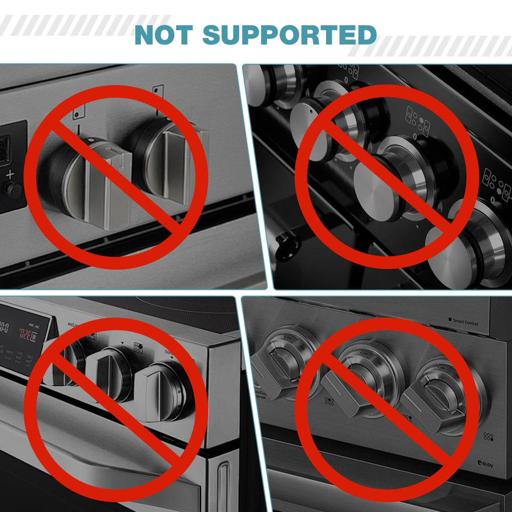 ESENHARBER stove knob covers side view highlighting compact, kid-safe design