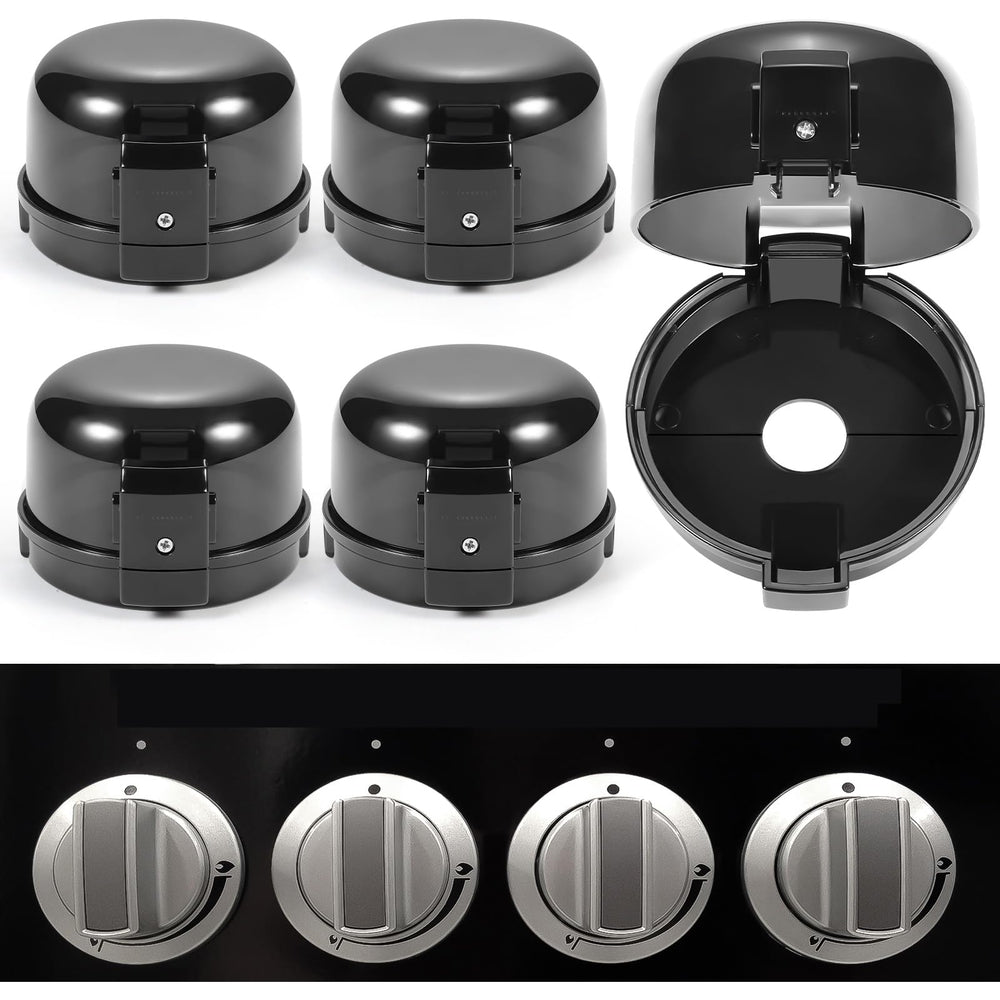 ESENHARBER stove knob safety cover closeup keeps controls visible for safe adjustment.