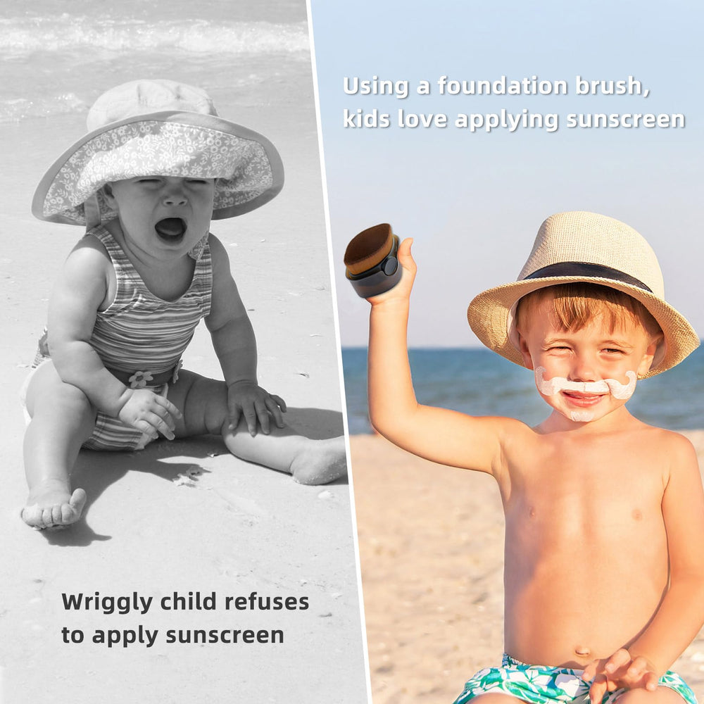 Esimen Sunblock Buddy Brush ergonomic handle supports comfortable, controlled application.