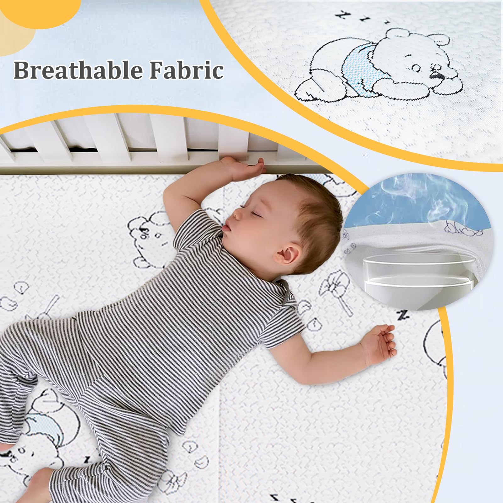 ESJAYING foldable tri-fold design delivers ultra-portable sleep surface