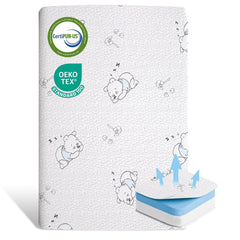 ESJAYING pack-n-play mattress 38x26 with a snug fit for safe play