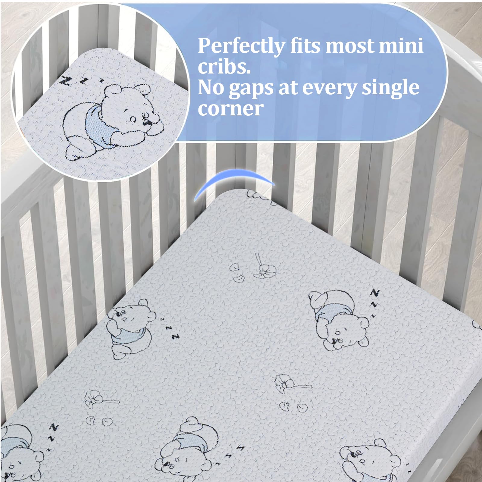 ESJAYING rounded corners minimize gaps for a safer space