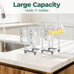 EsLuker.ly vertical drying rack promotes fast airflow for quick bottle drying