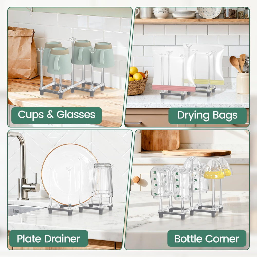 EsLuker.ly drying rack is a versatile kitchen organizer beyond bottles
