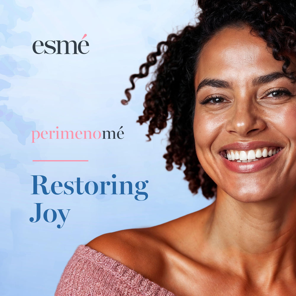 Esme gluten-free vegan formulation designed for menopause-focused daily nutrition