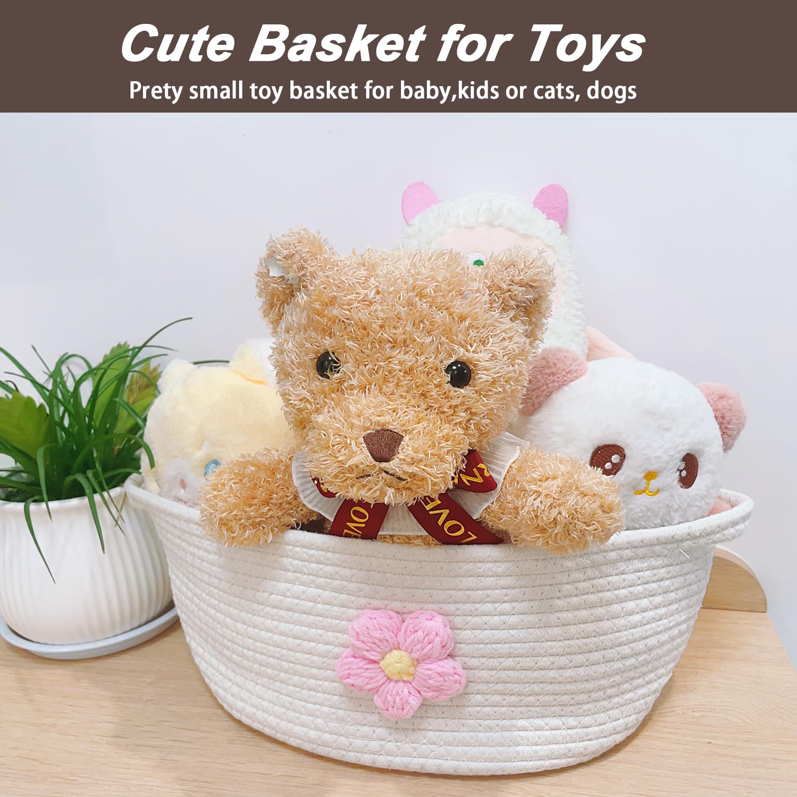 Esme L&H empty gift basket ideal for baby items storage