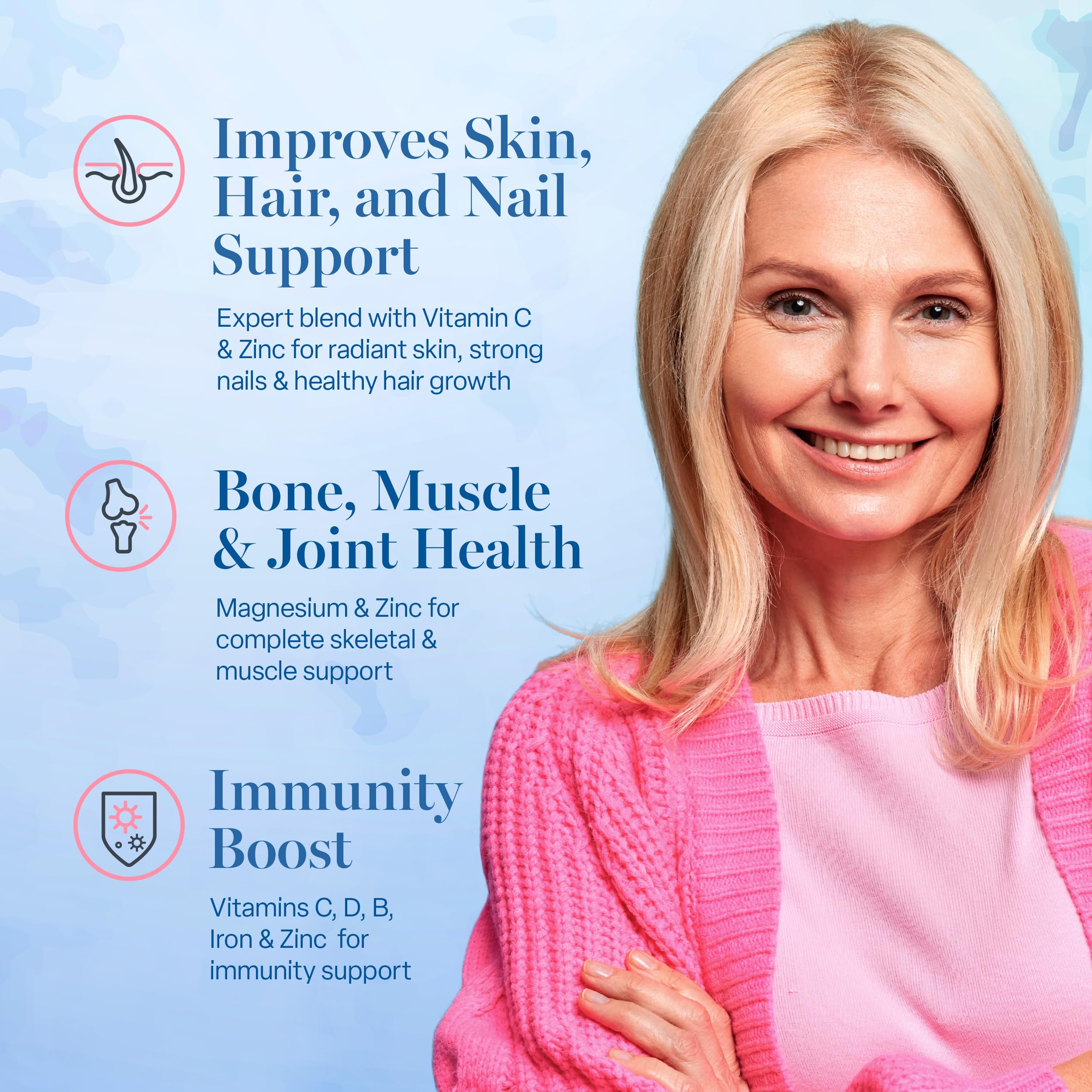 Esme vitamin and mineral blend supports immune health, energy