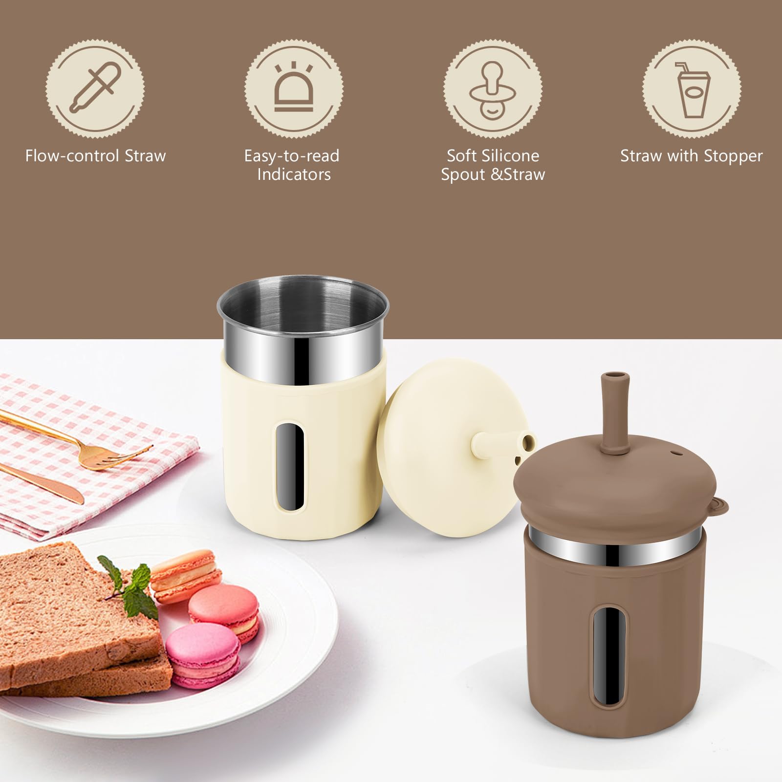 12.51 oz capacity ideal for juice, smoothies, or water on the go.