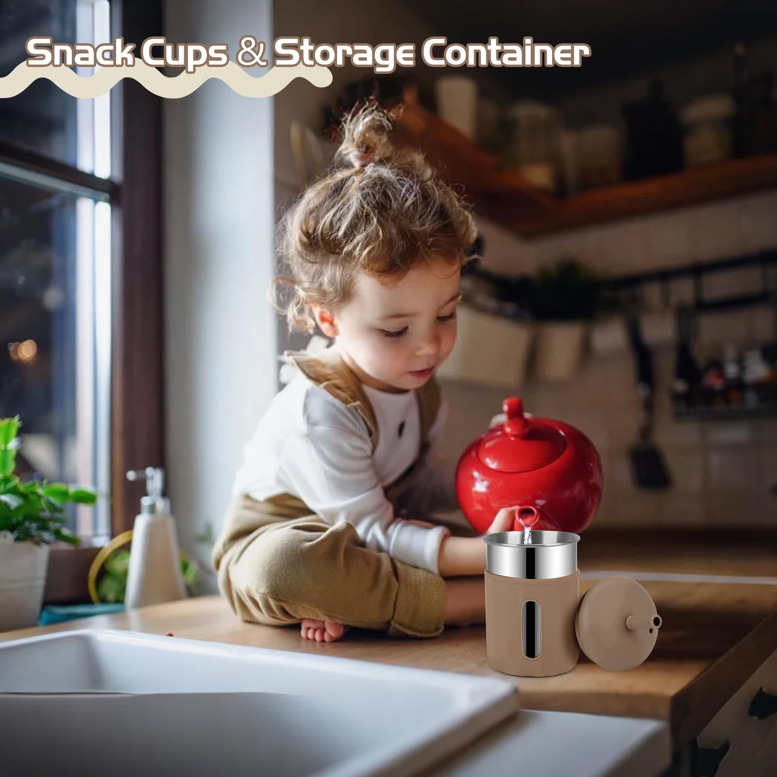 Heat-insulated body reduces scald risk and keeps drinks comfortable.