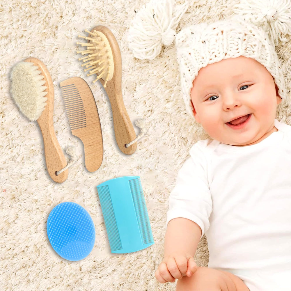 Esonto blue baby care set, gift-ready and ready for daily use.