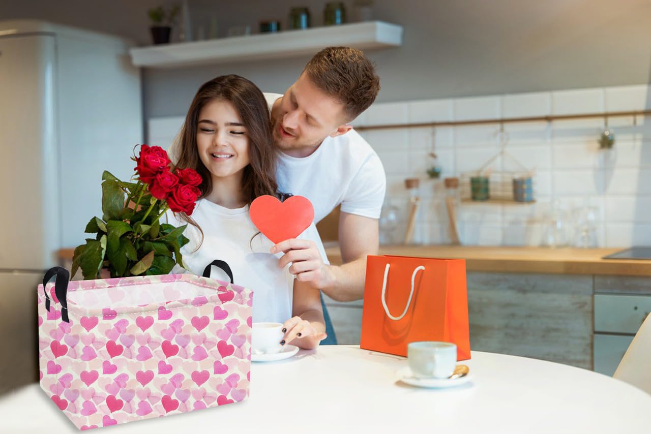 Essme collapsible heart basket saves space when not in use