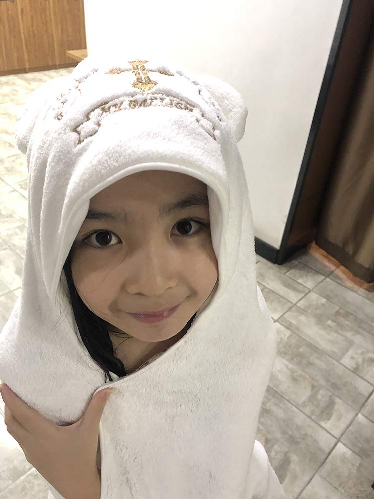 ESTAMICO plush towel with fast absorption aids quick drying