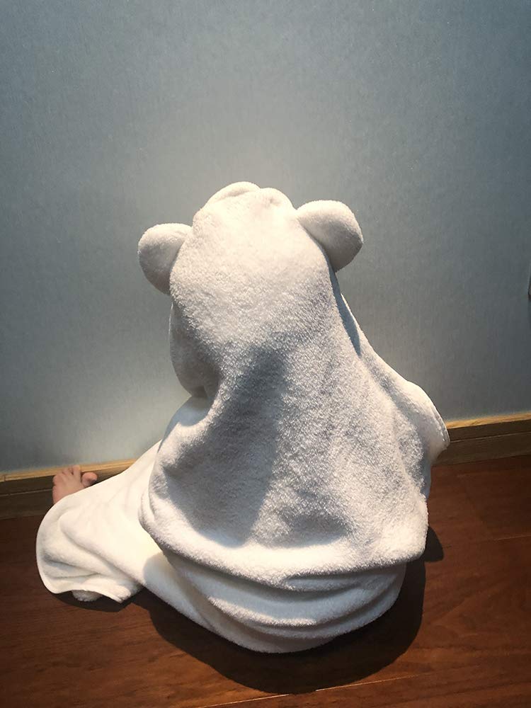 ESTAMICO unisex baby towel 35x35 inches for crib or stroller