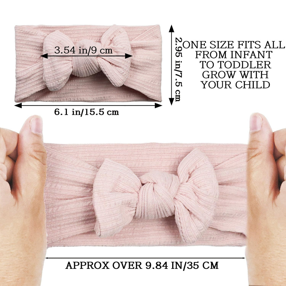Esumun cotton headbands soft closeup: gentle, breathable fabric for delicate baby hair.